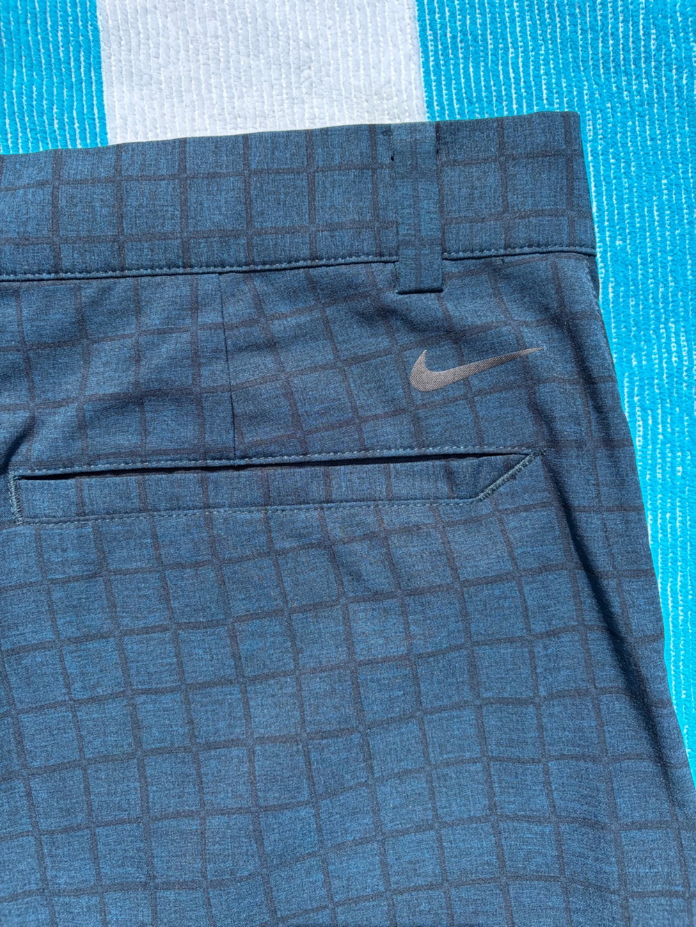 Nike Golf Dri-Fit Men's Blue Athletic Shorts size 32 Waist Like New - Picture 4 of 5